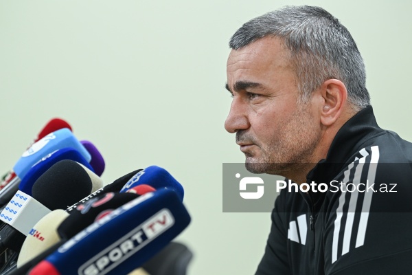 Qurban Qurbanov - “Azərsun Arena”da keçirilən mətbuat konfransında