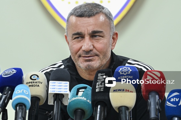 Qurban Qurbanov - “Azərsun Arena”da keçirilən mətbuat konfransında