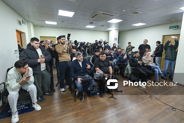 "Qarabağ" futbol komandasının baş məşqçisi Qurban Qurbanovun mətbuat konfransı