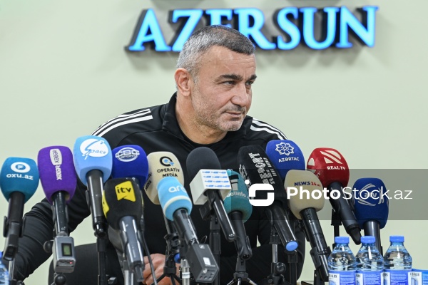 Qurban Qurbanov - “Azərsun Arena”da keçirilən mətbuat konfransında