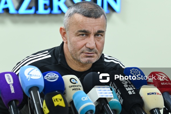 Qurban Qurbanov - “Azərsun Arena”da keçirilən mətbuat konfransında