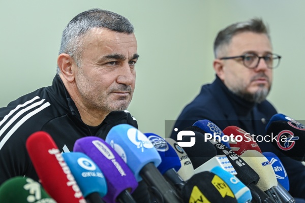 Qurban Qurbanov - “Azərsun Arena”da keçirilən mətbuat konfransında