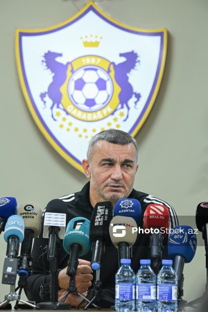 Qurban Qurbanov - “Azərsun Arena”da keçirilən mətbuat konfransında