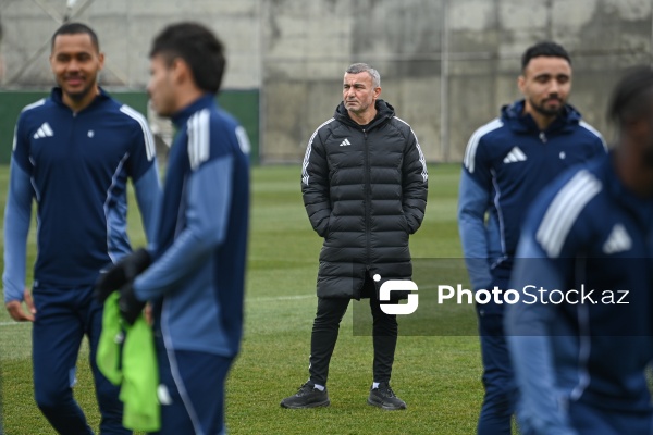 Qurban Qurbanov - "Qarabağ" futbol komandasının açıq məşqində