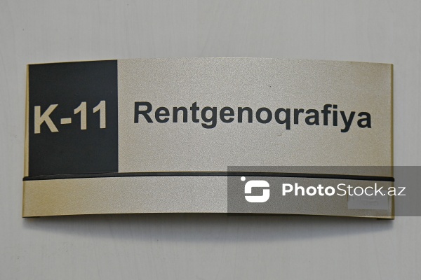 “Yeni Klinika”da icra olunan Rentgen müayinəsi