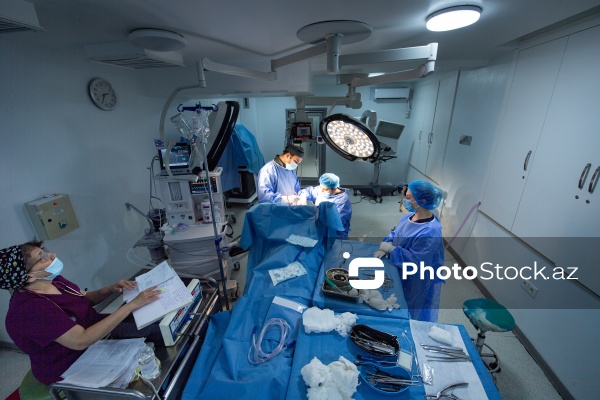 Respublika Neyrocərrahiyyə Xəstəxanasında icra edilən beyin əməliyyatı
