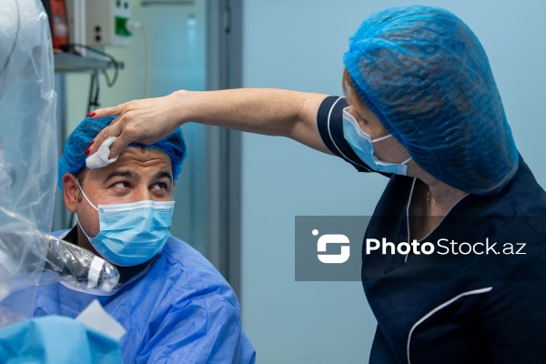 Respublika Neyrocərrahiyyə Xəstəxanasında icra edilən beyin əməliyyatı