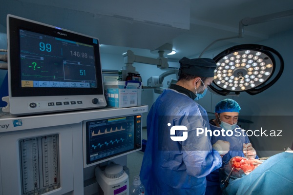 Respublika Neyrocərrahiyyə Xəstəxanasında icra edilən beyin əməliyyatı