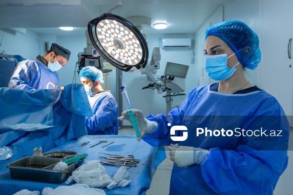 Respublika Neyrocərrahiyyə Xəstəxanasında icra edilən beyin əməliyyatı