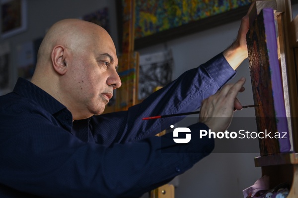 Rənglərin dili ilə danışan rəssam Mir Azər Abdullayev