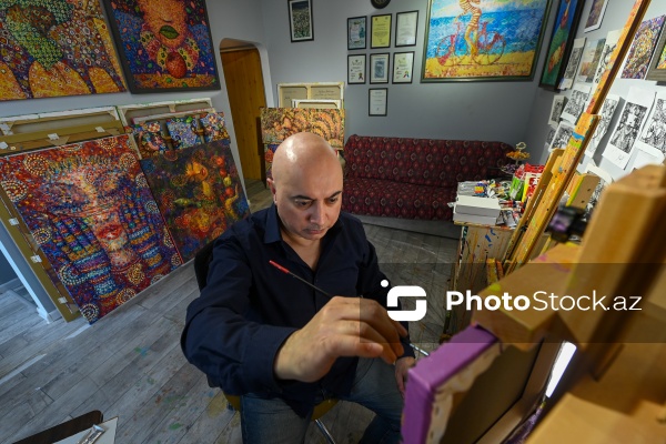 Rənglərin dili ilə danışan rəssam Mir Azər Abdullayev