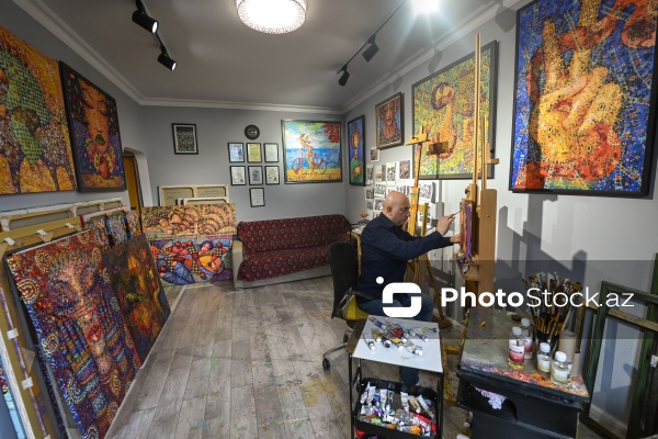 Rənglərin dili ilə danışan rəssam Mir Azər Abdullayev