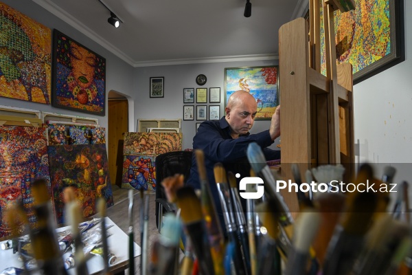 Rənglərin dili ilə danışan rəssam Mir Azər Abdullayev