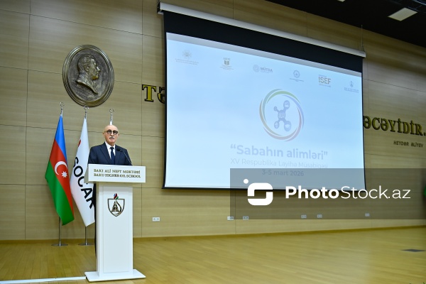 "Sabahın alimləri" XV Respublika Layihə Müsabiqəsinin milli final mərhələsinin açılış mərasimi