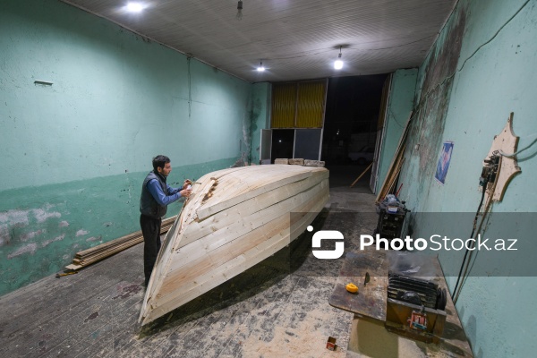 Şabran şəhərində yerləşən qayıq emalatxanası