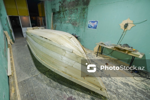 Şabran şəhərində yerləşən qayıq emalatxanası