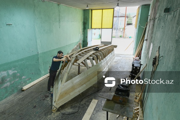 Şabran şəhərində yerləşən qayıq emalatxanası