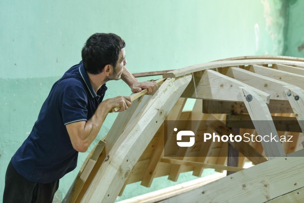 Şabran şəhərində yerləşən qayıq emalatxanası