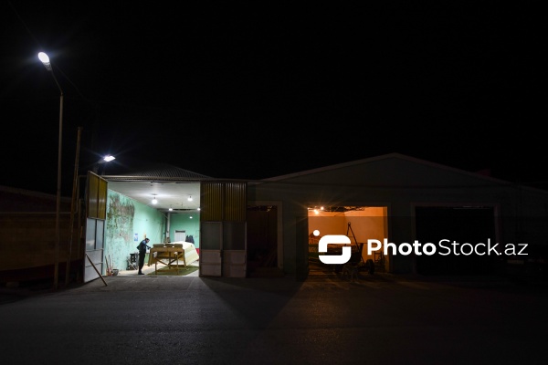 Şabran şəhərində yerləşən qayıq emalatxanası