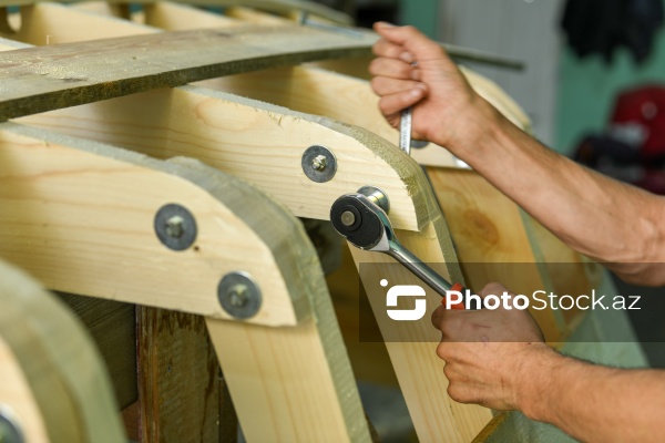 Şabran şəhərində yerləşən qayıq emalatxanası