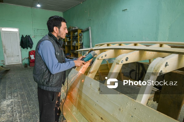 Qayıq ustası Rüstəm Məhərrəmov