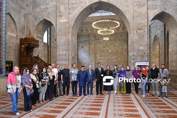 Şamaxıda dini etiqad azadlığı mövzusunda konfransın iştirakçıları Cümə və İmamzadə məscidlərində, Pirsaat Baba ziyarətgahında olublar
