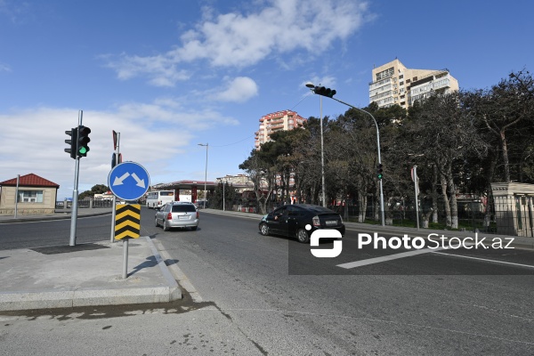 "Şamaxinka"da istifadəyə verilən ilk işıqforlar