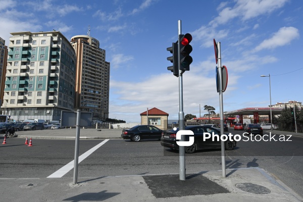 "Şamaxinka"da istifadəyə verilən ilk işıqforlar