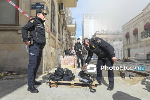 Bakının Lev Tolstoy küçəsində baş verən yanğın