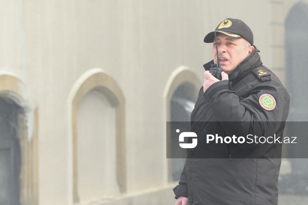 Bakının Lev Tolstoy küçəsində baş verən yanğın