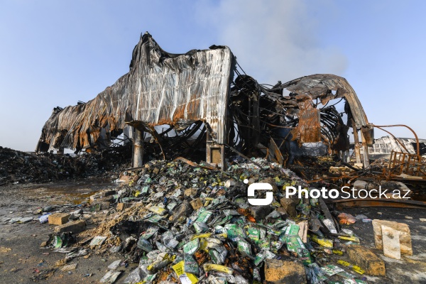“Sədərək” ticarət mərkəzindəki yanğın məhdudlaşdırılıb