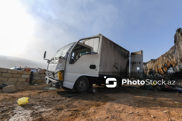 “Sədərək” ticarət mərkəzindəki yanğın məhdudlaşdırılıb