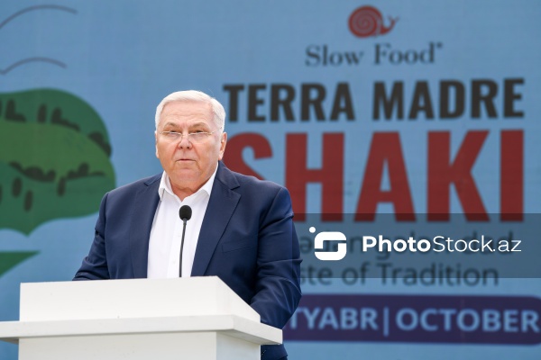 Elxan Usubov - "Terra Madre Shaki" qastronomiya festivalında