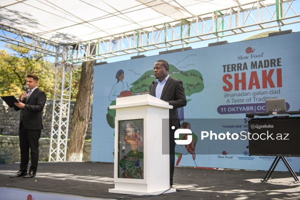 Edvard Mukibi - "Terra Madre Shaki" qastronomiya festivalında