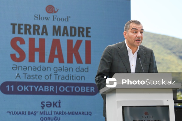 Fuad Nağıyev - "Terra Madre Shaki" qastronomiya festivalında