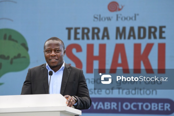 Edvard Mukibi - "Terra Madre Shaki" qastronomiya festivalında