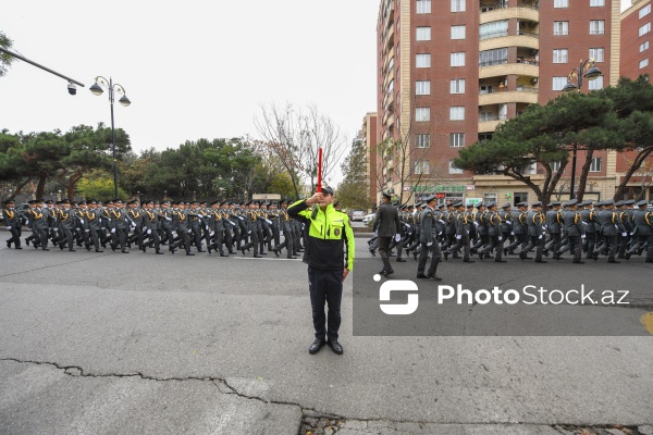 Nərimanov rayonundan başlayan Zəfər Günü yürüşü