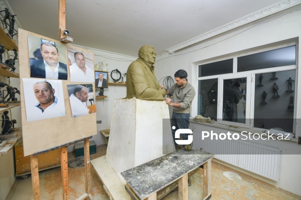 Sənətkar ailəsində yetişən heykəltəraş Güntay Hüseynli