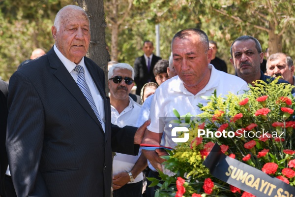 Birinci Qarabağ müharibəsində itkin düşmüş şəhid Elman Cavadovun dəfn mərasimi