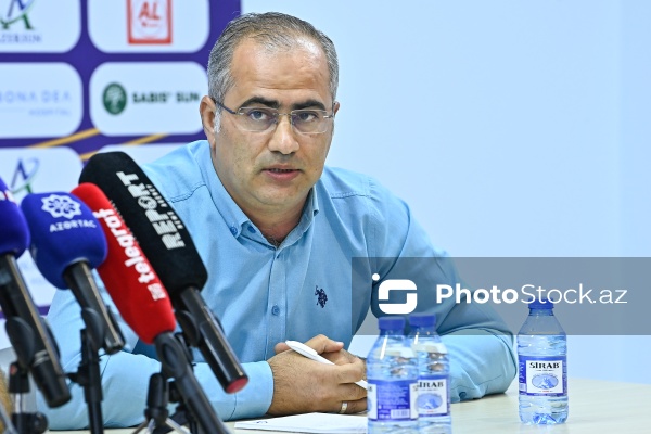 "Şkendiya"nın “Qarabağ”la keçirəcəyi matçdan öncəki mətbuat konfransı