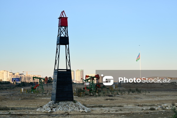 Bakının Bayıl ərazisində yerləşən neft mancanaqları