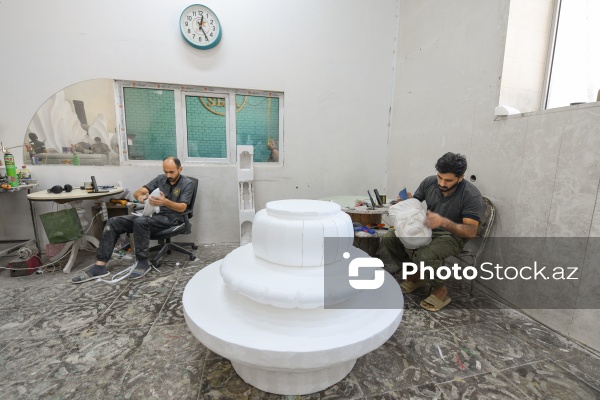 Rəngarəng və fərqli dizaynlı strafor kəsimləri