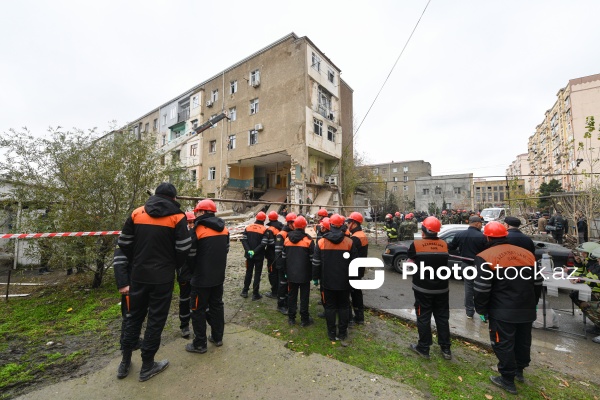 Sumqayıtda 13-cü mikrorayon ərazisində baş vermiş partlayış