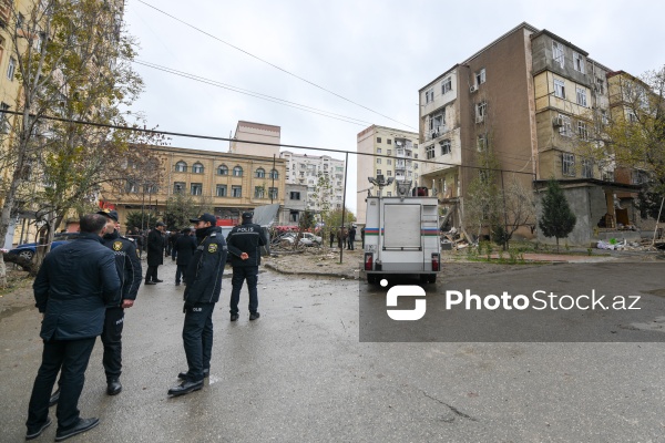 Sumqayıtda 13-cü mikrorayon ərazisində baş vermiş partlayış