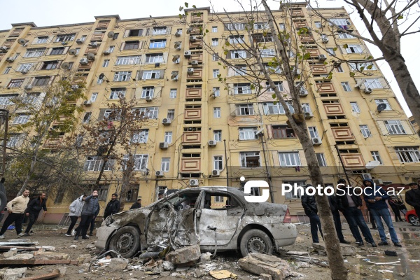 Sumqayıtda 13-cü mikrorayon ərazisində baş vermiş partlayış