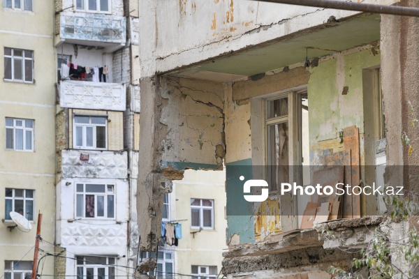 Sumqayıtda 13-cü mikrorayon ərazisində baş vermiş partlayış