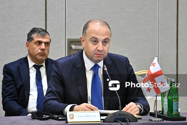 İrakli Çikovani - Şuşada keçirilən Azərbaycan, Türkiyə və Gürcüstan müdafiə nazirlərinin üçtərəfli görüşündə