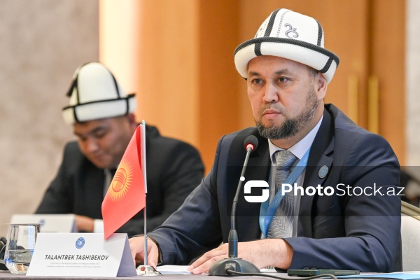 Talantbek Taşıbekov - TDT-yə üzv ölkələrin dini məsələlər üzrə dövlət qurumları rəhbərlərinin Birinci görüşündə