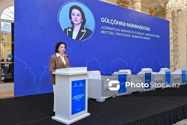 Gülçöhrə Məmmədova - "Tarixi-dini abidələrin qorunması: çağırışlar və perspektivlər" mövzusunda keçirilən konfransda