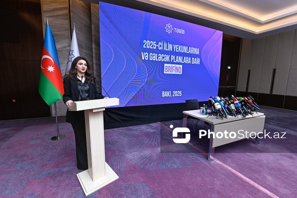Tərlanə Babayeva - "TƏBİB-in 2025-ci ilin yekunlarına və gələcək planlara dair" brifinqində